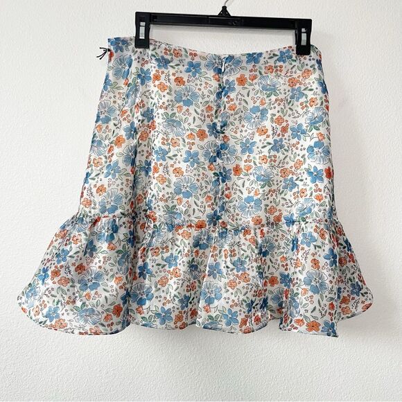 NEW Wildfox Women's Sidney Floral Mini Summer Skirt Size Large - Picture 4 of 7